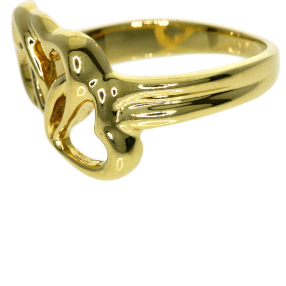 TIFFANY 18k Gold Heart Ring - Picture 9 of 10